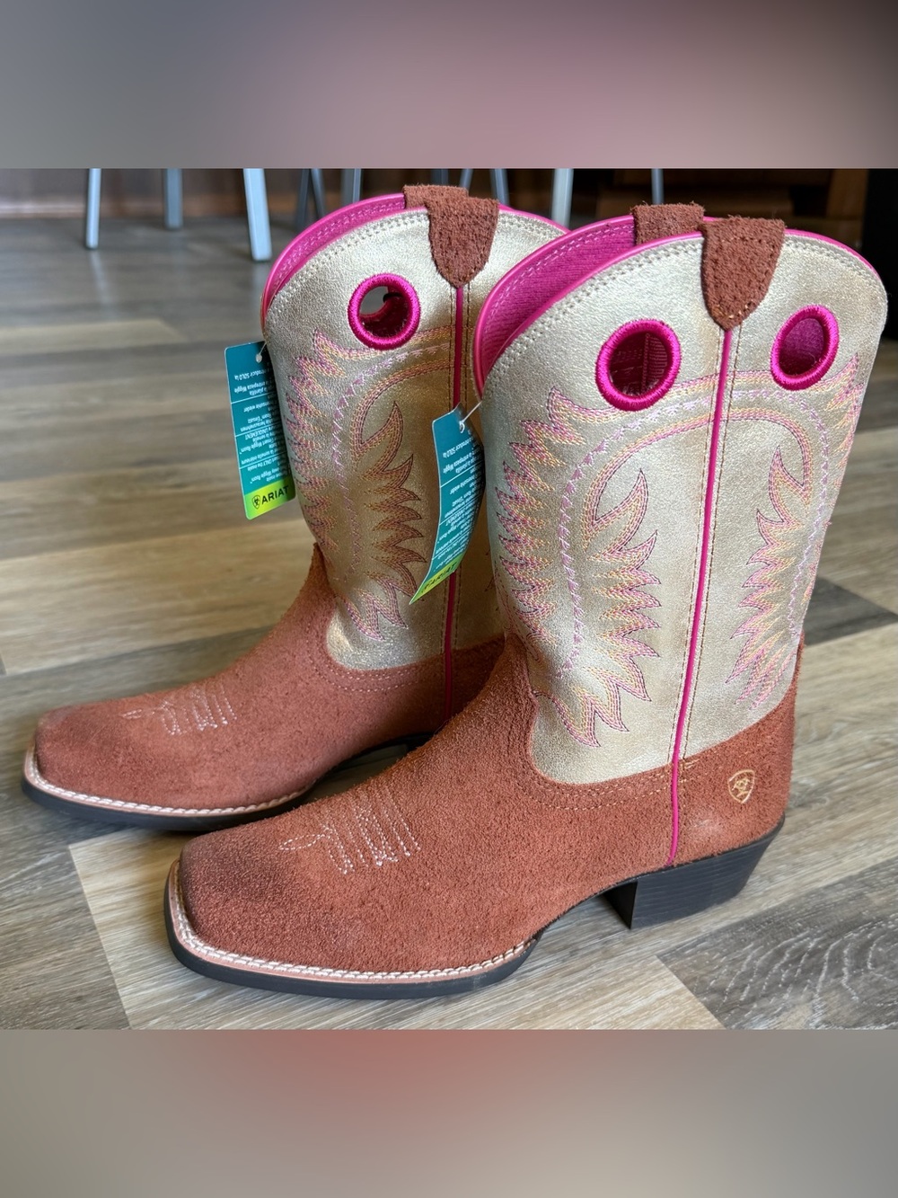 Ariat Girls Derby Monroe Boots NWT Size 5